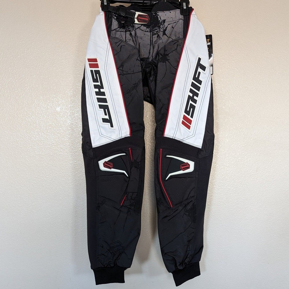New Shift Kids Assault Pants Waist 28 Motorcross Motorcycle Grey 04009 $59.99